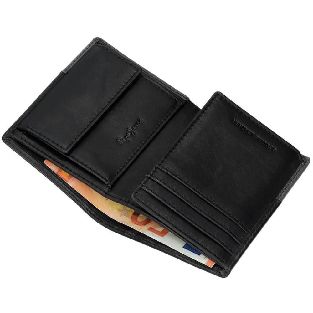 Muški kožni novčanik na preklop PJL Dual black 78311 - pogled 4