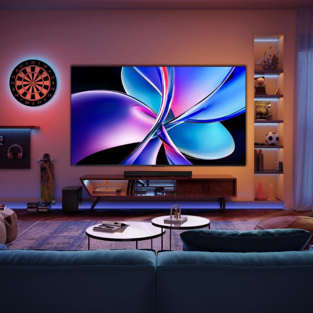 HISENSE 100 inča 100E7Q PRO QLED 4K UHD Smart TV - pogled 4