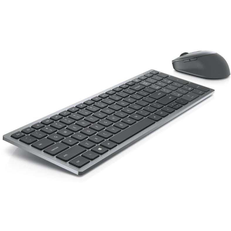DELL KM7120W Pro Plus Wireless US tastatura + miš siva - pogled 4
