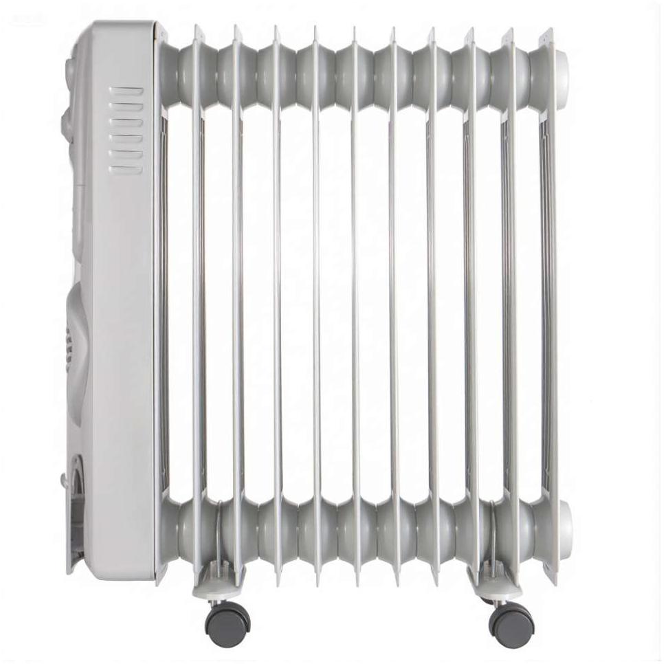 Raf R.1131w Uljni Radijator Sa Ventilatorom 11 Rebara Beli 2900w - pogled 4