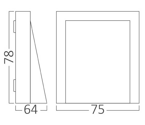 Zidna LED lampa sa promenljivom bojom svetla 6W Braytron BG38-02682 - pogled 4
