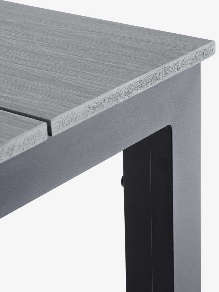 Sto Lyst 90 x 150 cm Aluminijum i Veštačko Drvo - pogled 4