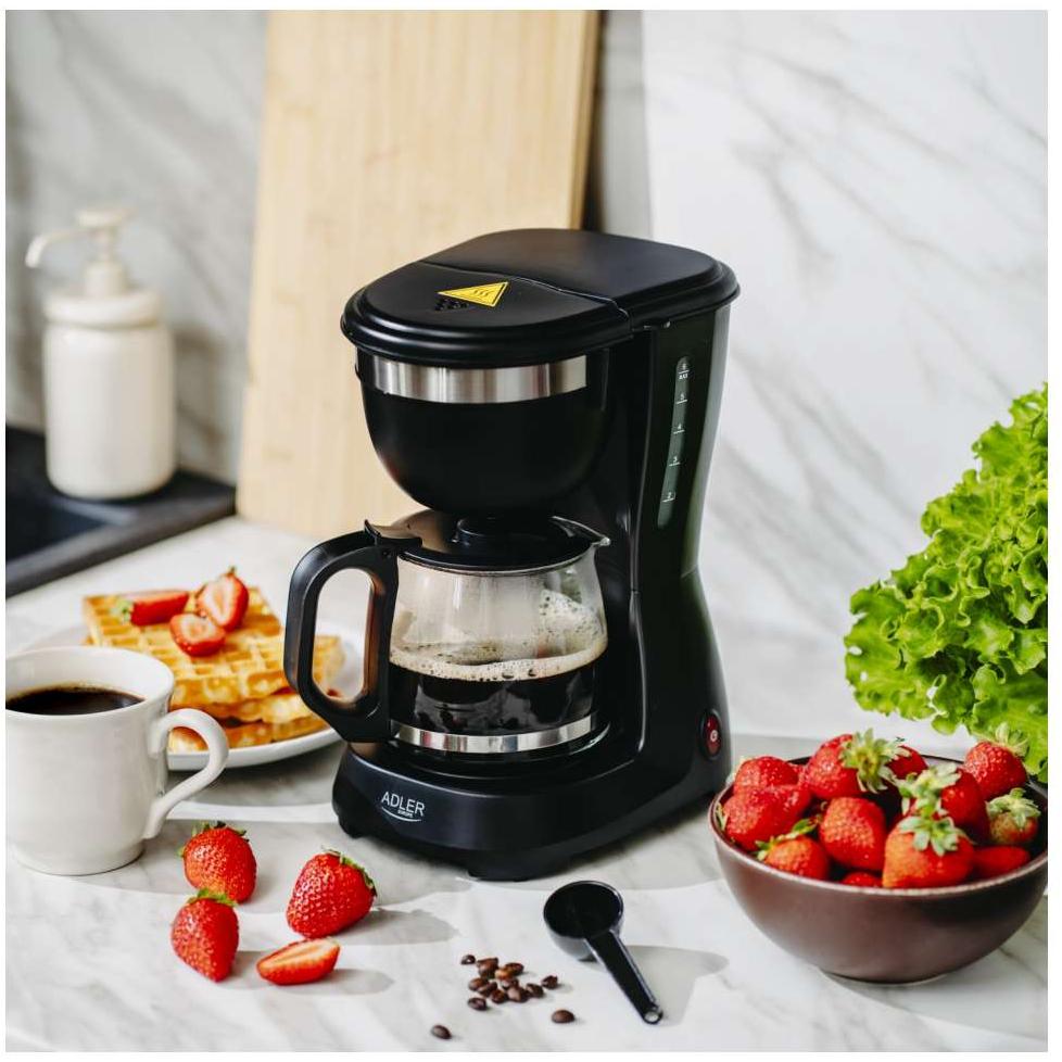 Aparat za filter kafu 600ml Adler AD4381B - pogled 4