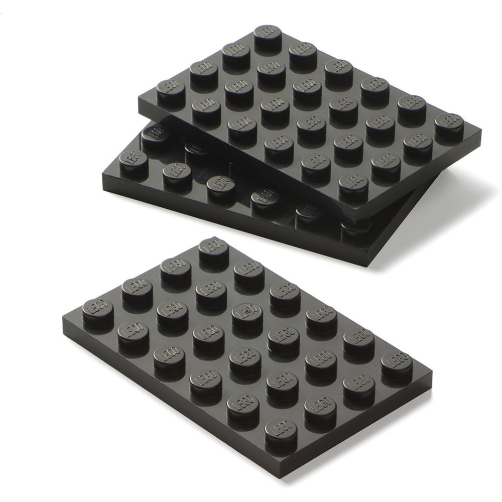 LEGO Lego Polica Sa 3 Fioke I Podlogom Za Gradnju - Siva - pogled 4