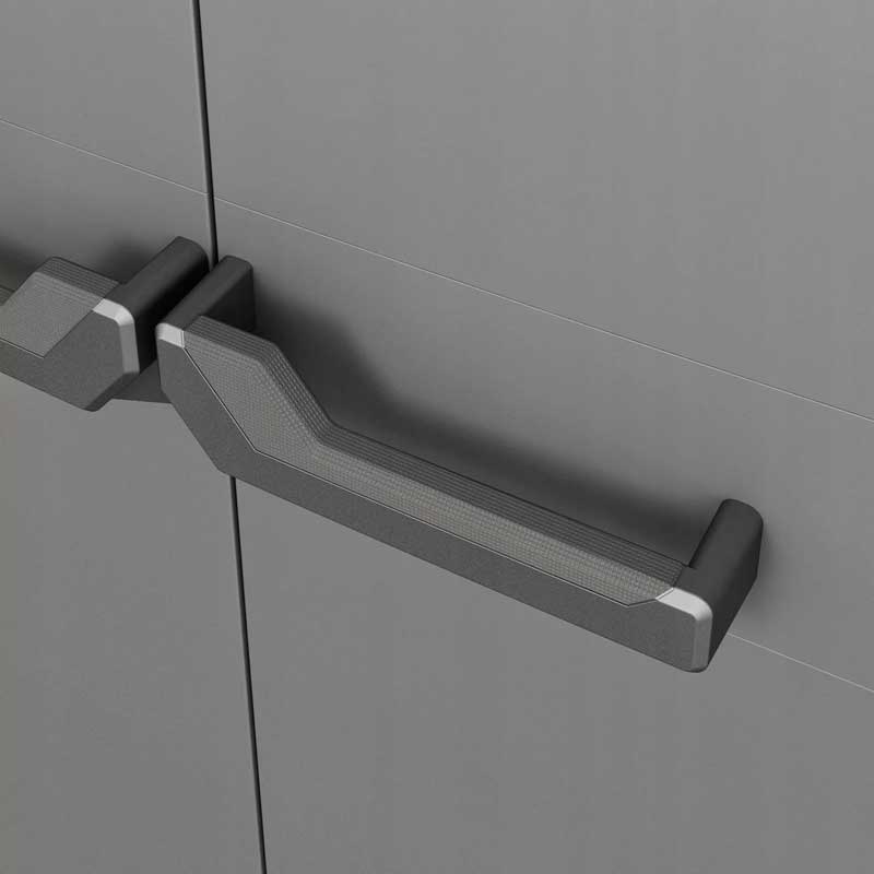 Čvrst i stabilan dvokrilni orman Keter Piu Utility - pogled 4