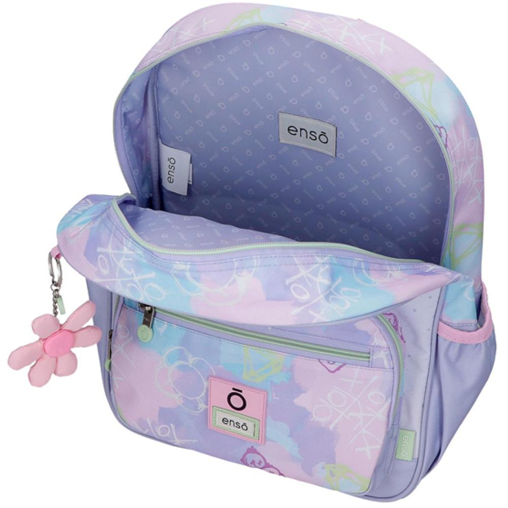 Školski ranac 38cm Enso New Vibes lila 97924 - pogled 4