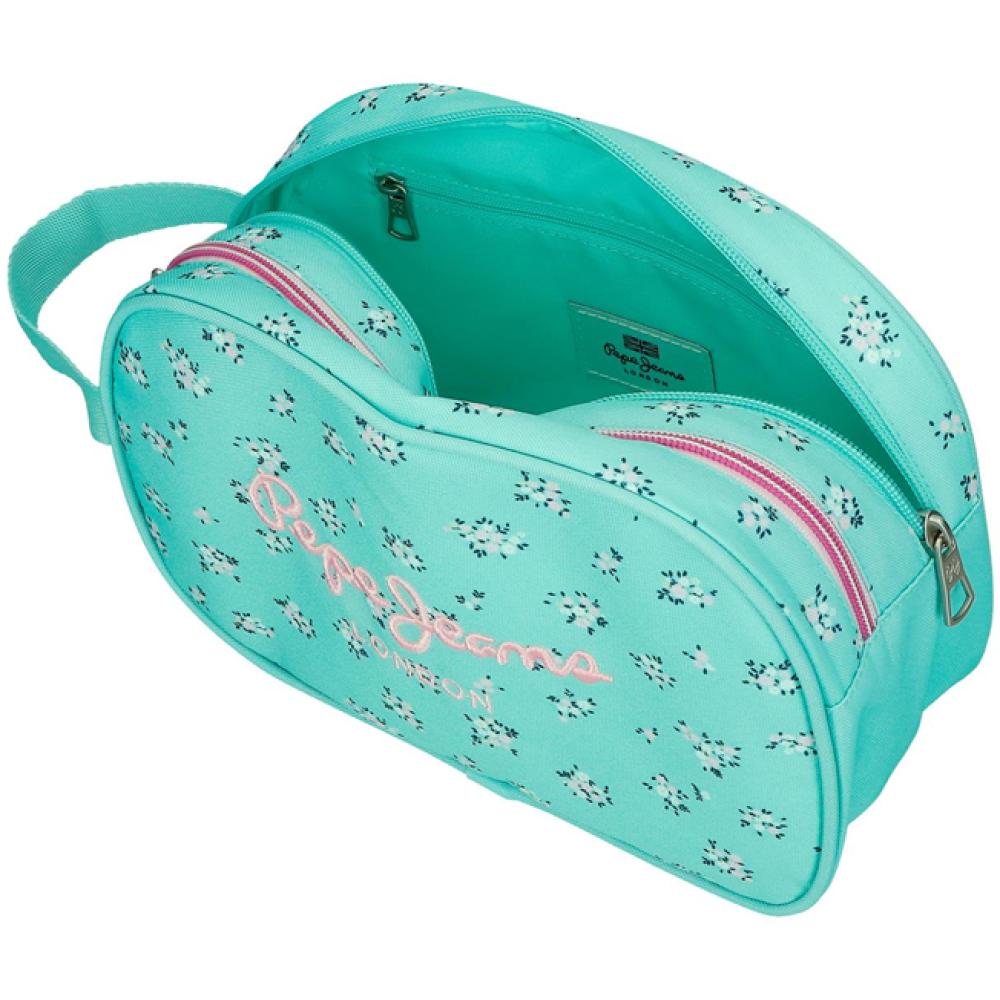 Toaletni neseser Pepe Jeans Nora turquoise 60444 - pogled 4