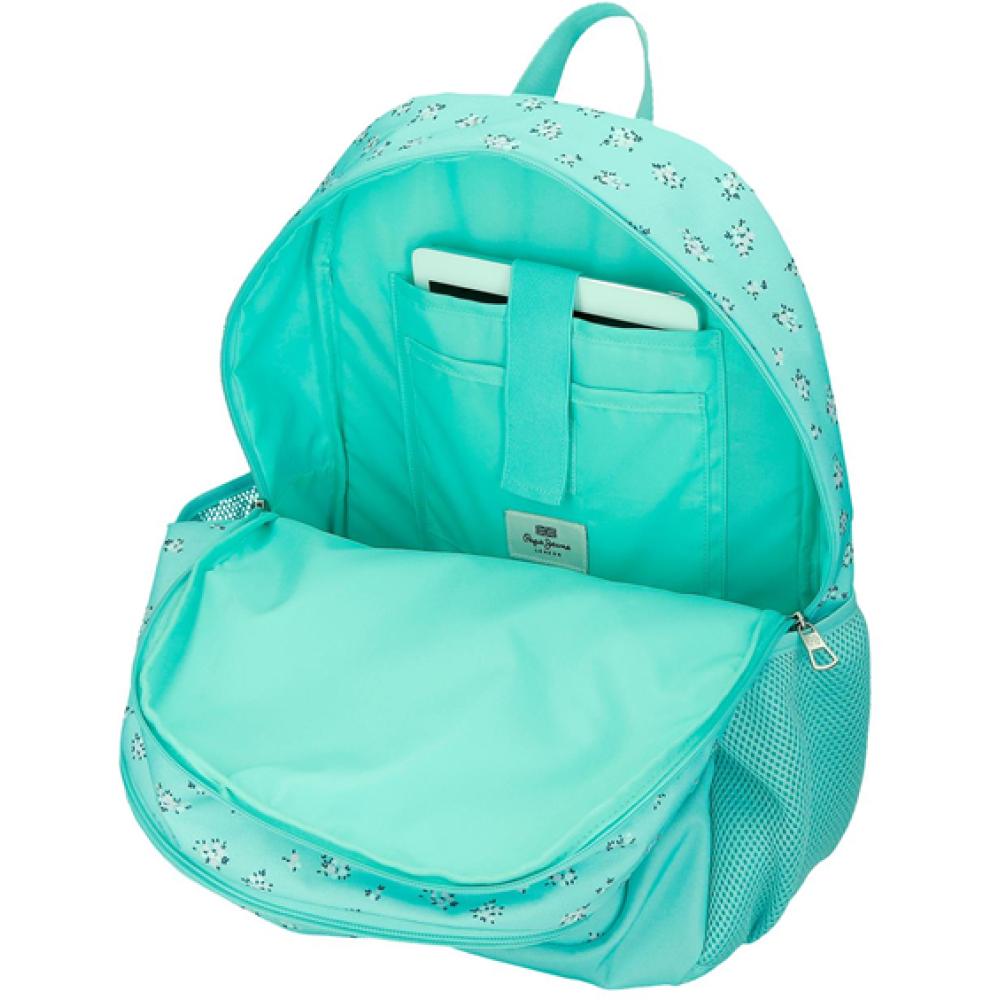 Ranac za školu 44cm PJL Nora turquoise 60425 - pogled 4