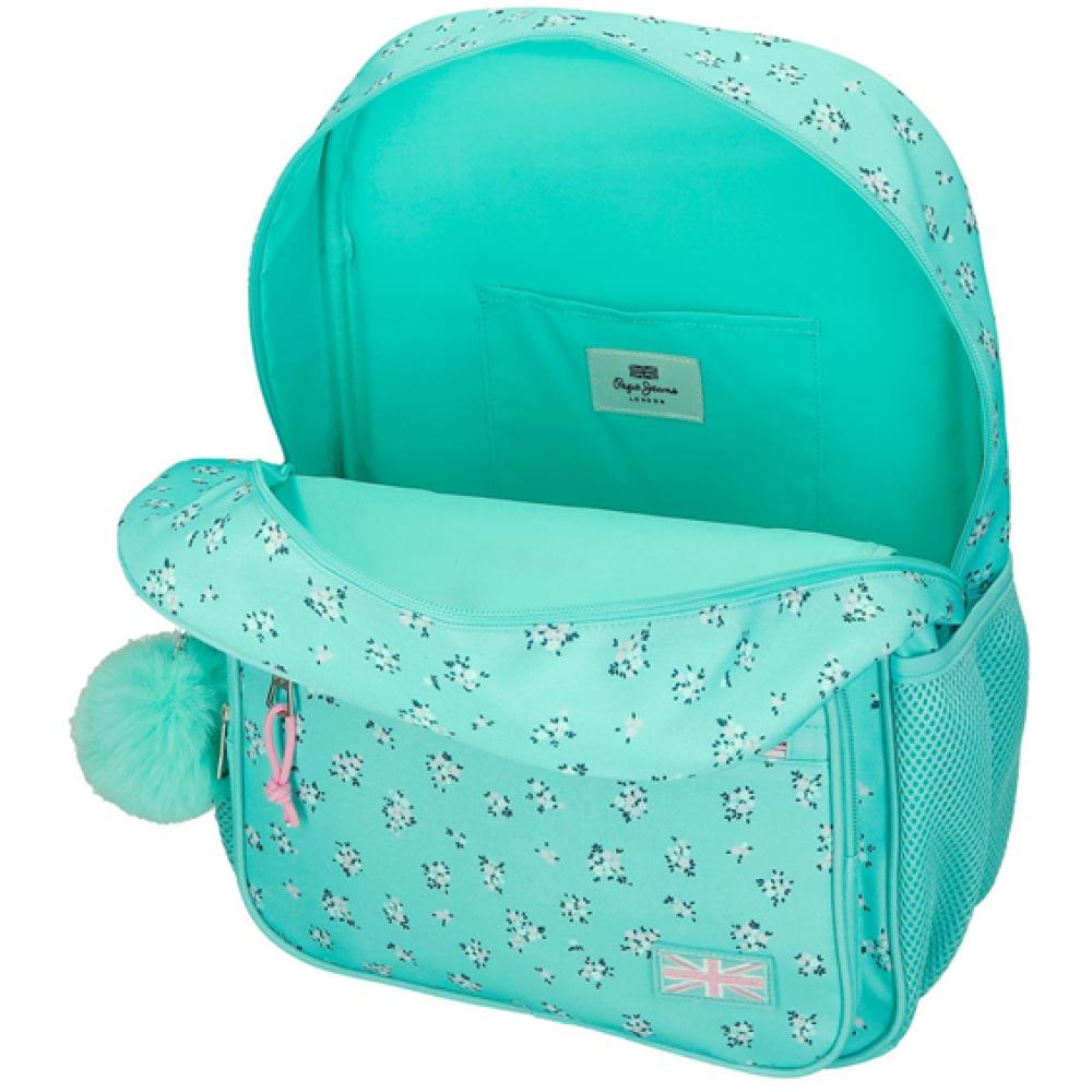 Školski ranac 40cm Pepe Jeans Nora turquoise 60422 - pogled 4