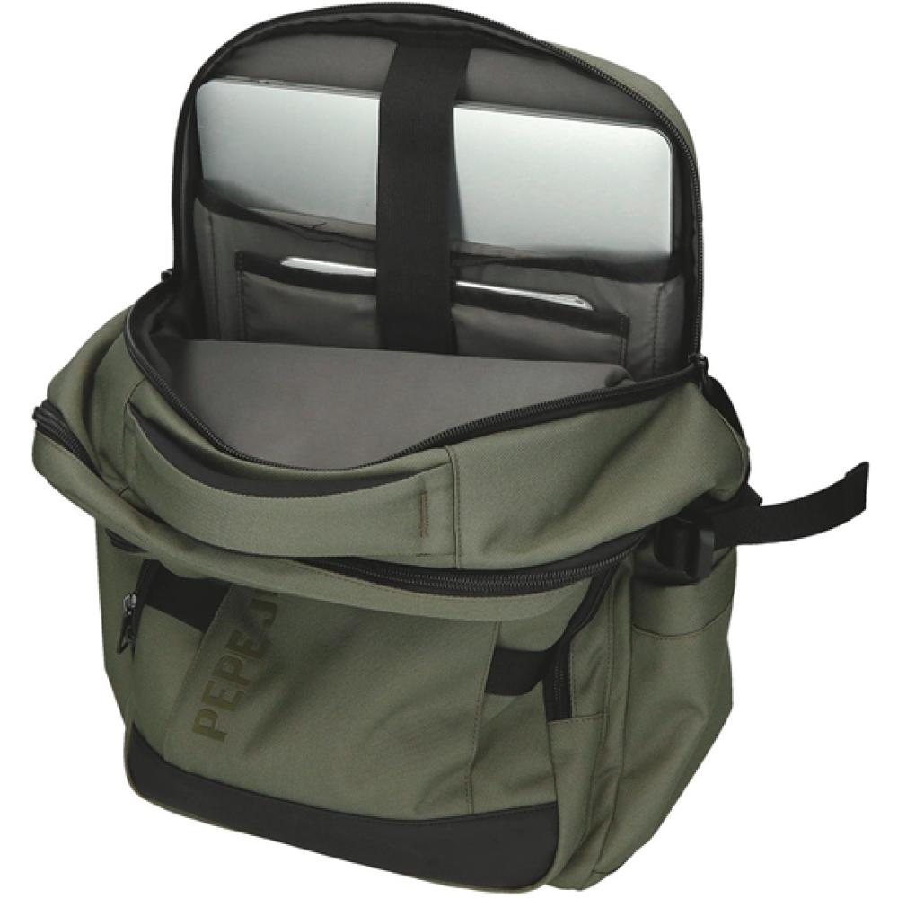 Laptop ranac 42cm Pepe Jeans Matlock khaki 73123 - pogled 4
