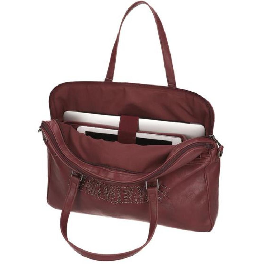 Ženska poslovna torba sa odeljkom za laptop PJL Bera bordeaux 72360 - pogled 4