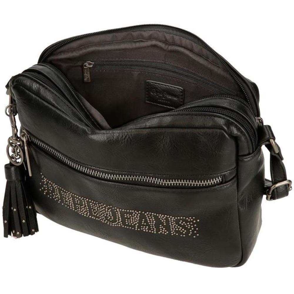 Ženska torba 24cm Pepe Jeans Bera black 72354 - pogled 4