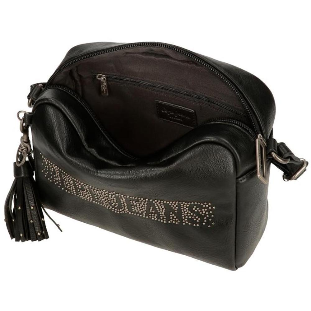 Ženska torbica 21cm Pepe Jeans Bera black 72355 - pogled 4