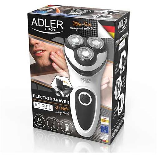 Aparat za brijanje sa punjivom baterijom i trimerom Adler AD2910W - pogled 4