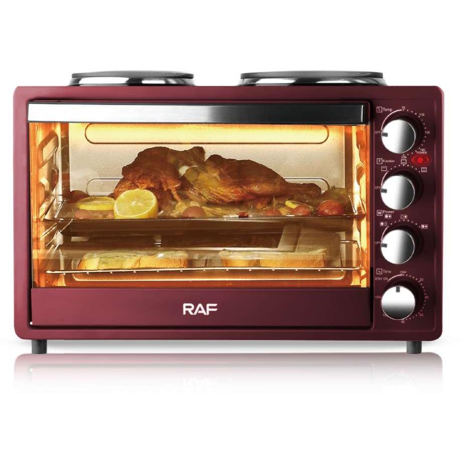 Mini šporet sa ringlama i tajmerom 40L1500W+1600W RAF R.5310.R - pogled 4