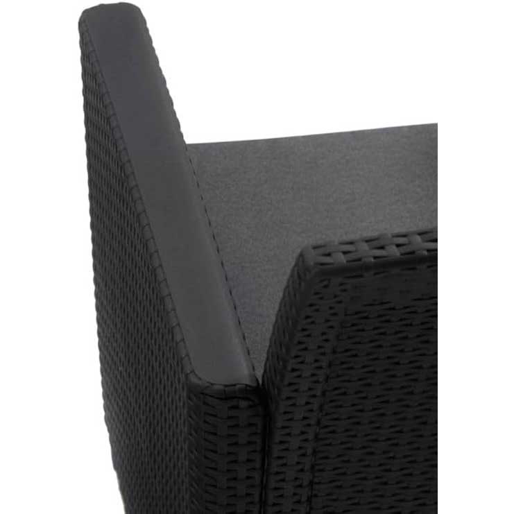 Baštenska garnitura Keter Claire 3-seater Grafit - pogled 4