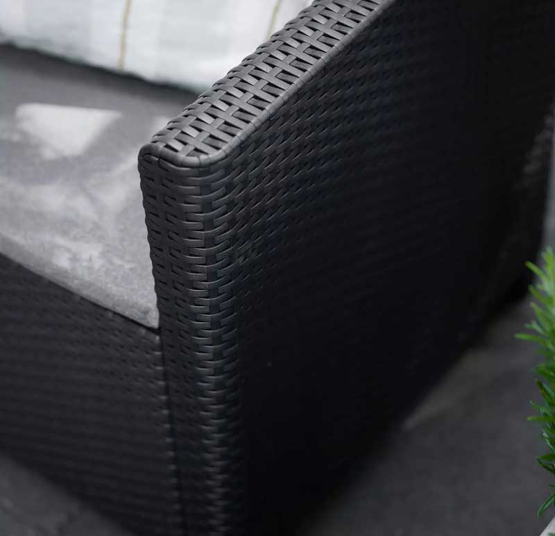 Ugaona garnitura Keter Marie Za 5 osoba Grafit - pogled 4