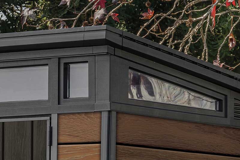 Montažna pomoćna baštenska kućica Šupa Keter Penthouse 7x7ft Deco - pogled 4