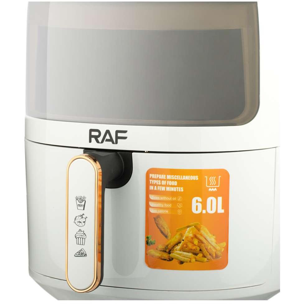 Digitalna friteza na vruć vazduh Air Fryer 6L 1500W RAF R.5330W - pogled 4