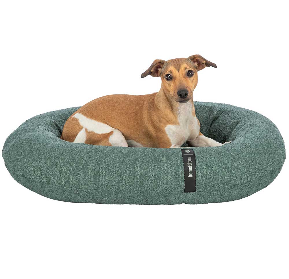 Ovalni ortopedski krevet za pse 95cm CityStyle Vital dark green Trixie 373014 - pogled 4