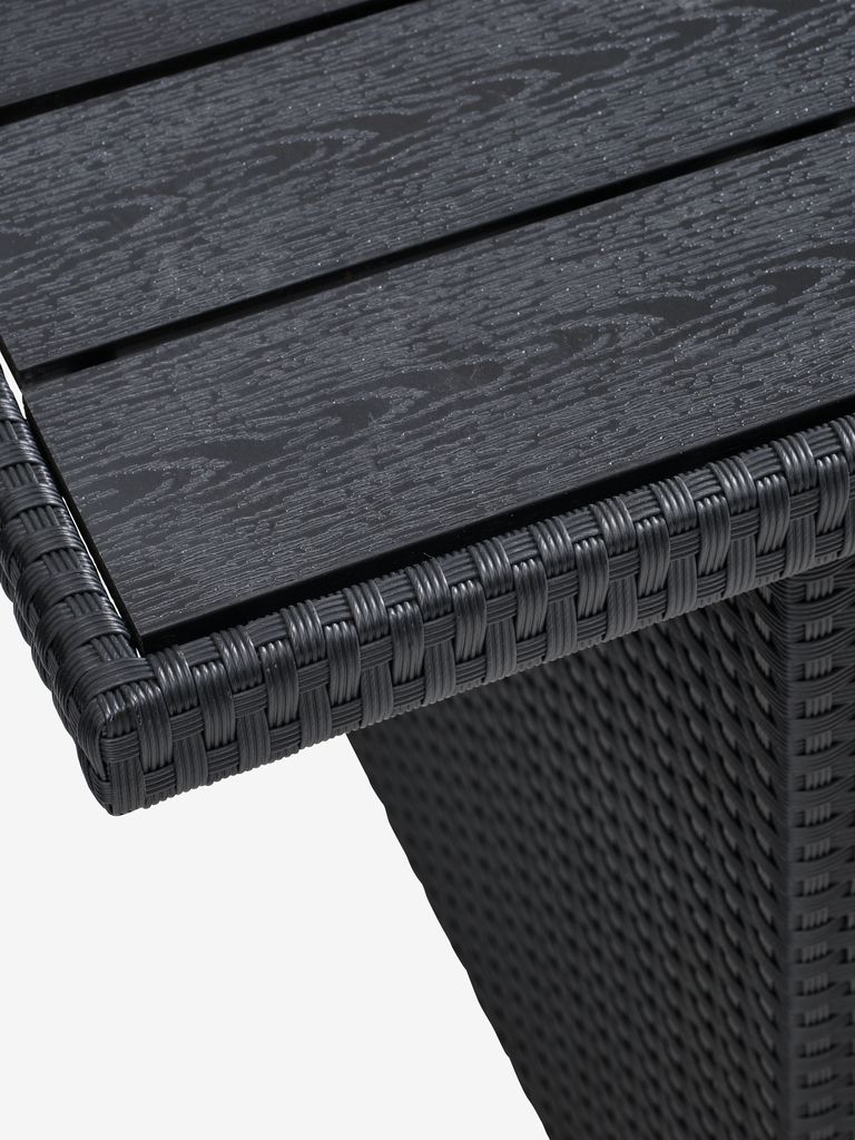 Ugaona Lounge Ratan Garnitura Perth Black - pogled 4