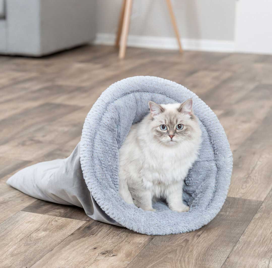 Džak mačke za spavanje Livia xmas soft grey Trixie 927118 - pogled 4