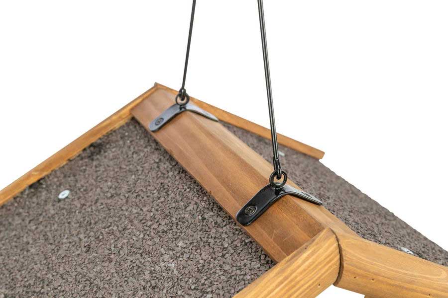 Hranilica za divlje ptice Drvena kućica natur Trixie 55680 - pogled 4