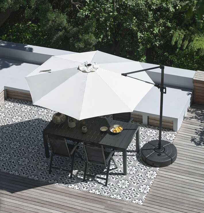 Viseći suncobran sa postoljem 300cm DW – Vaš privatni oblak - pogled 4