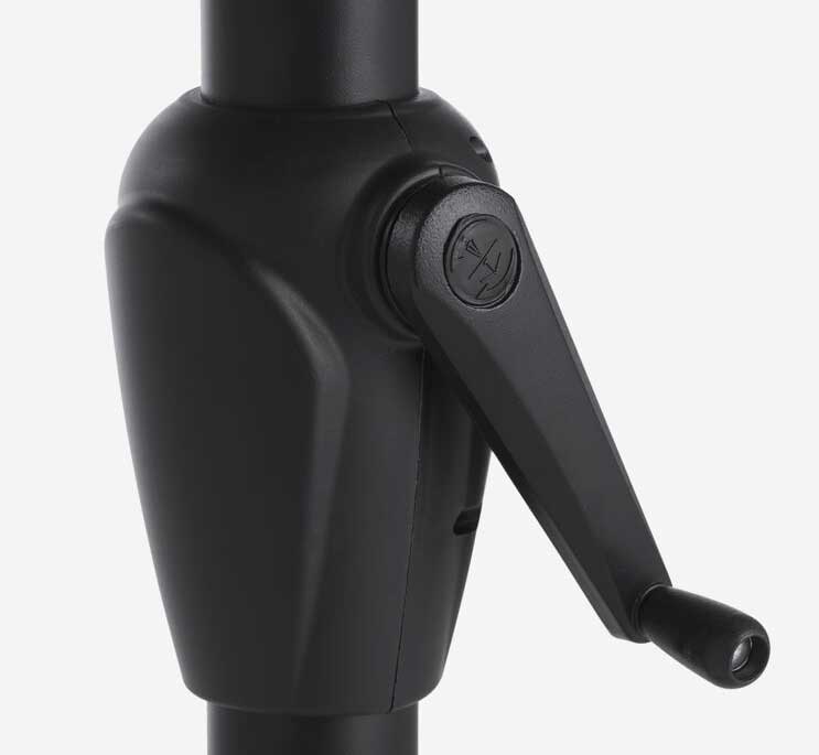 Pravougaoni suncobran 280x280cm Sa ručicom za otvaranje - pogled 4