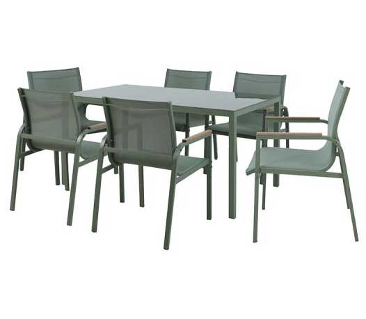 Baštenski set Olive sa 6 stolica – Klasik za porodična okupljanja - pogled 4