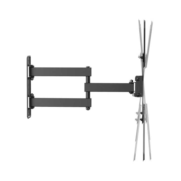 Zglobni zidni TV nosač 23 - 65 inča LCDH41-44B – Maksimalna fleksibilnost i sigurnost - pogled 4