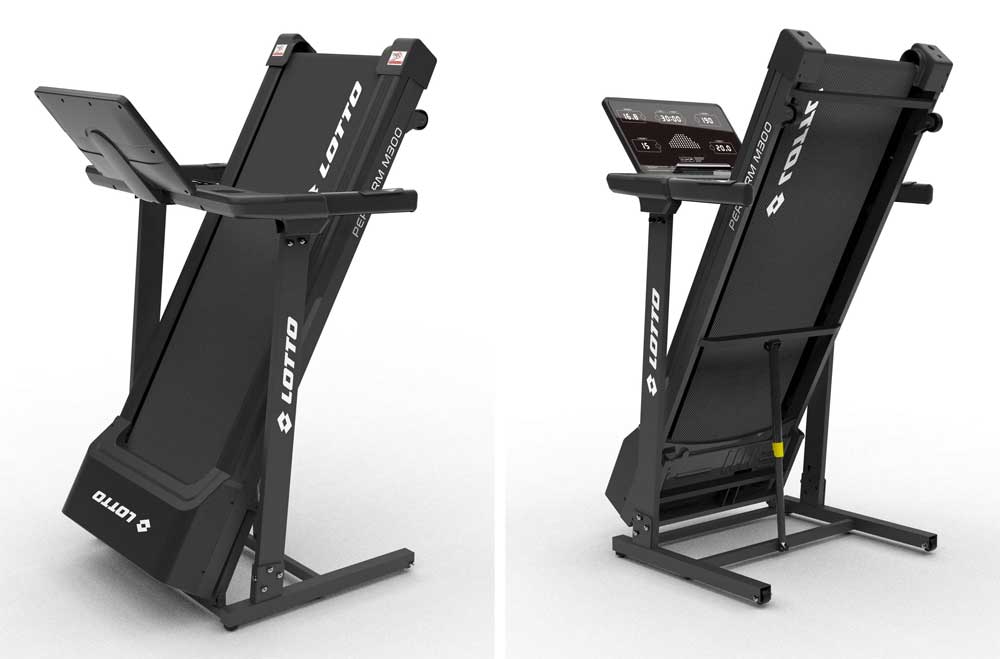 Traka za trčanje sa dva motora Lotto Perform M300 - pogled 4