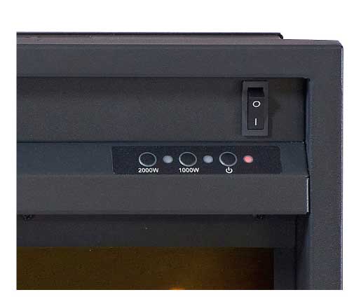 Ugradni električni kamin 2000W Prosto EK26U3L - pogled 4