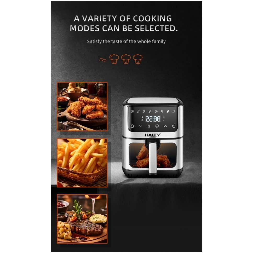 Haley Friteza na vruć vazduh Air Fryer 8L 2000W HY2509 - pogled 4