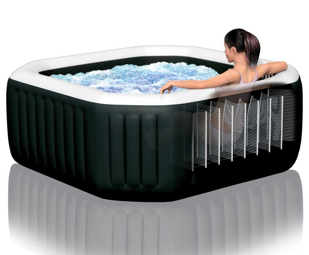 Intex Spa centar za 4 osobe sa grejačem Jet & Bubble Deluxe Octagon 28458 - pogled 4