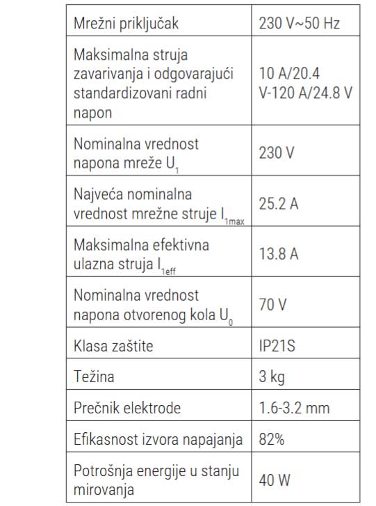VIllager Inverterski aparat za zavarivanje VIWM 120-1 Prime - pogled 4