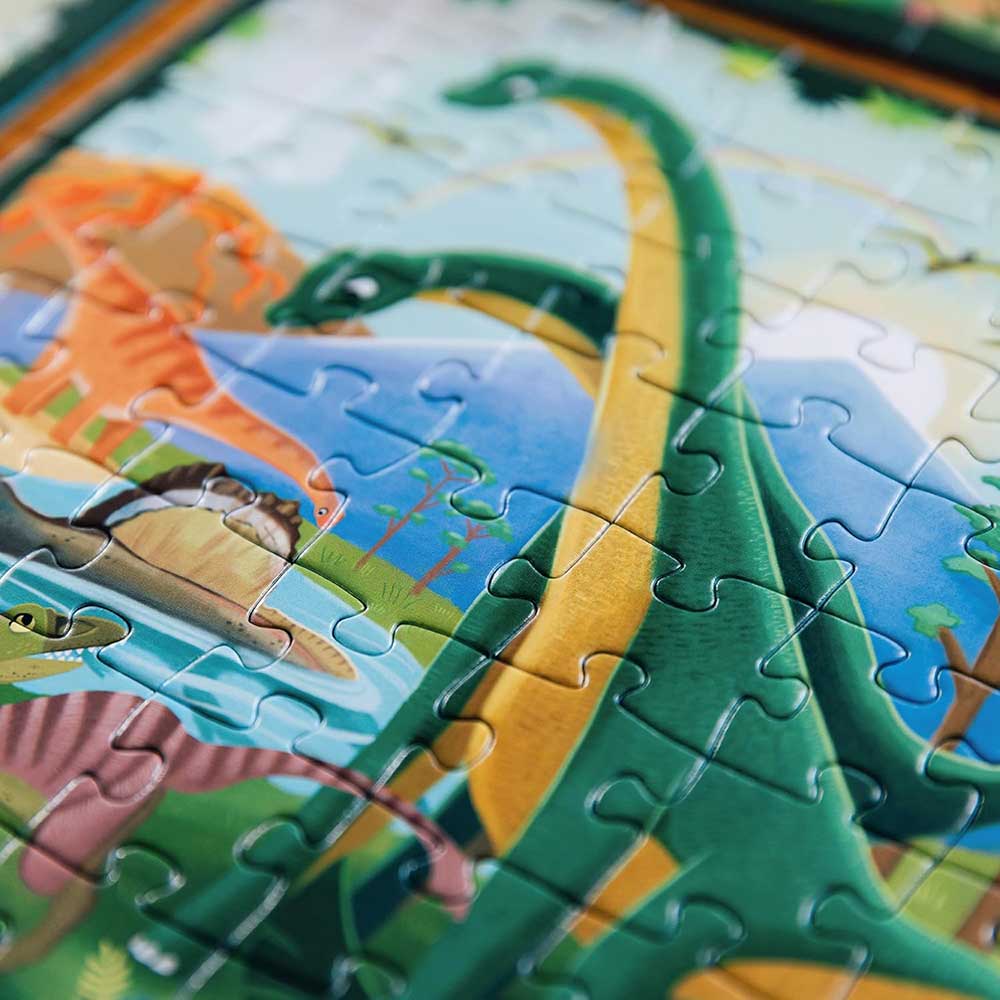 Slagalice za decu 4u1 Dinosaurusi Puzzle Up! Ravensburger 12004003 - pogled 4