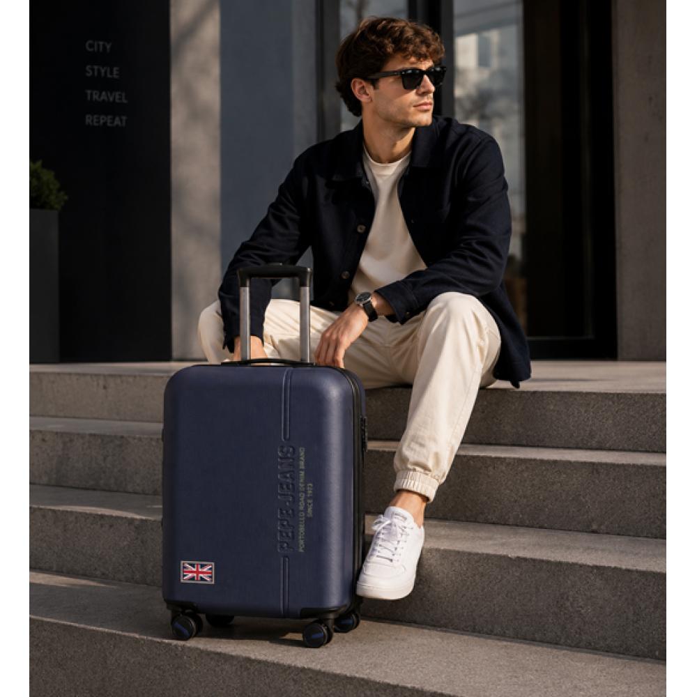 Kofer kabinski proširiv 55 cm Pepe Jeans Arwyn navy 61491 - pogled 4