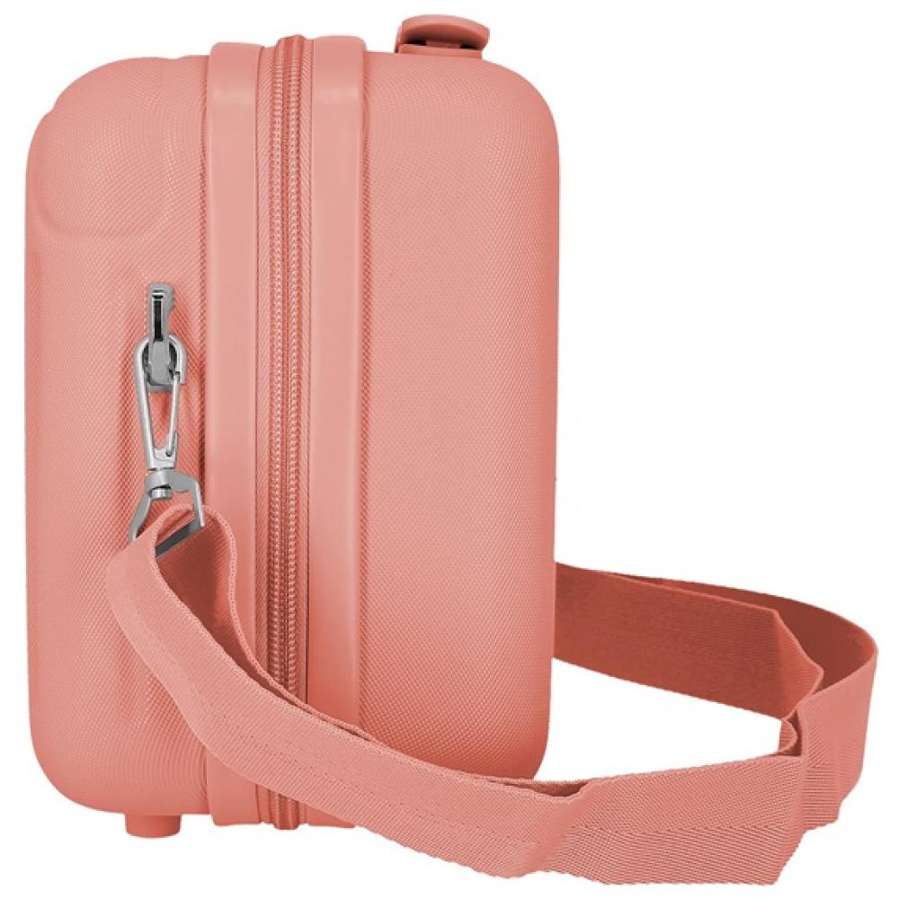 Neseser kofer za kozmetiku i šminku Movom Timber powder pink 55539 - pogled 4