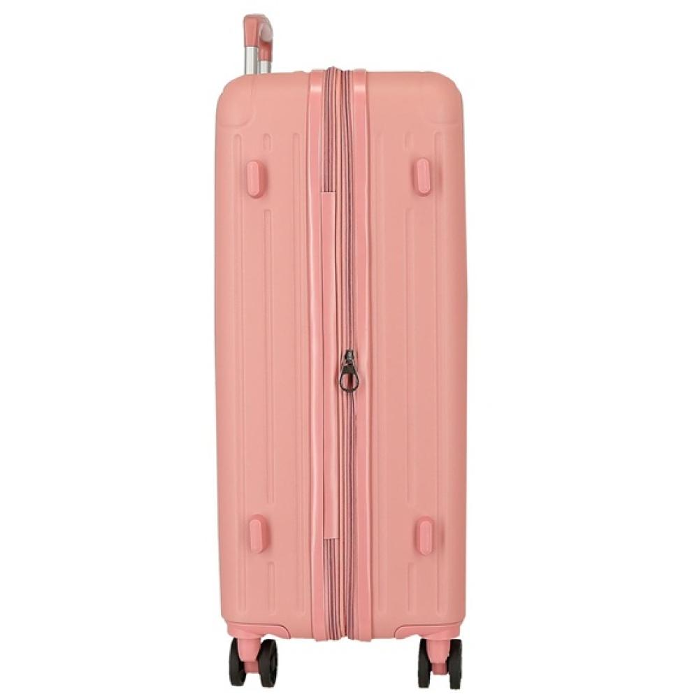 Komplet proširivih kofera 55cm i 68cm Movom Timber powder pink 55589 - pogled 4
