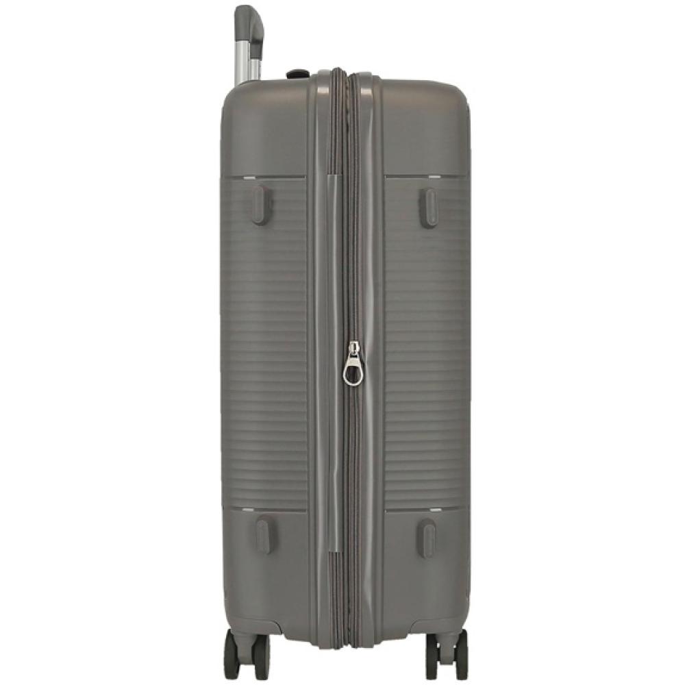 Komplet proširivih polipropilenskih kofera 55cm i 65cm Roll Road Acadia grey 55389 - pogled 4