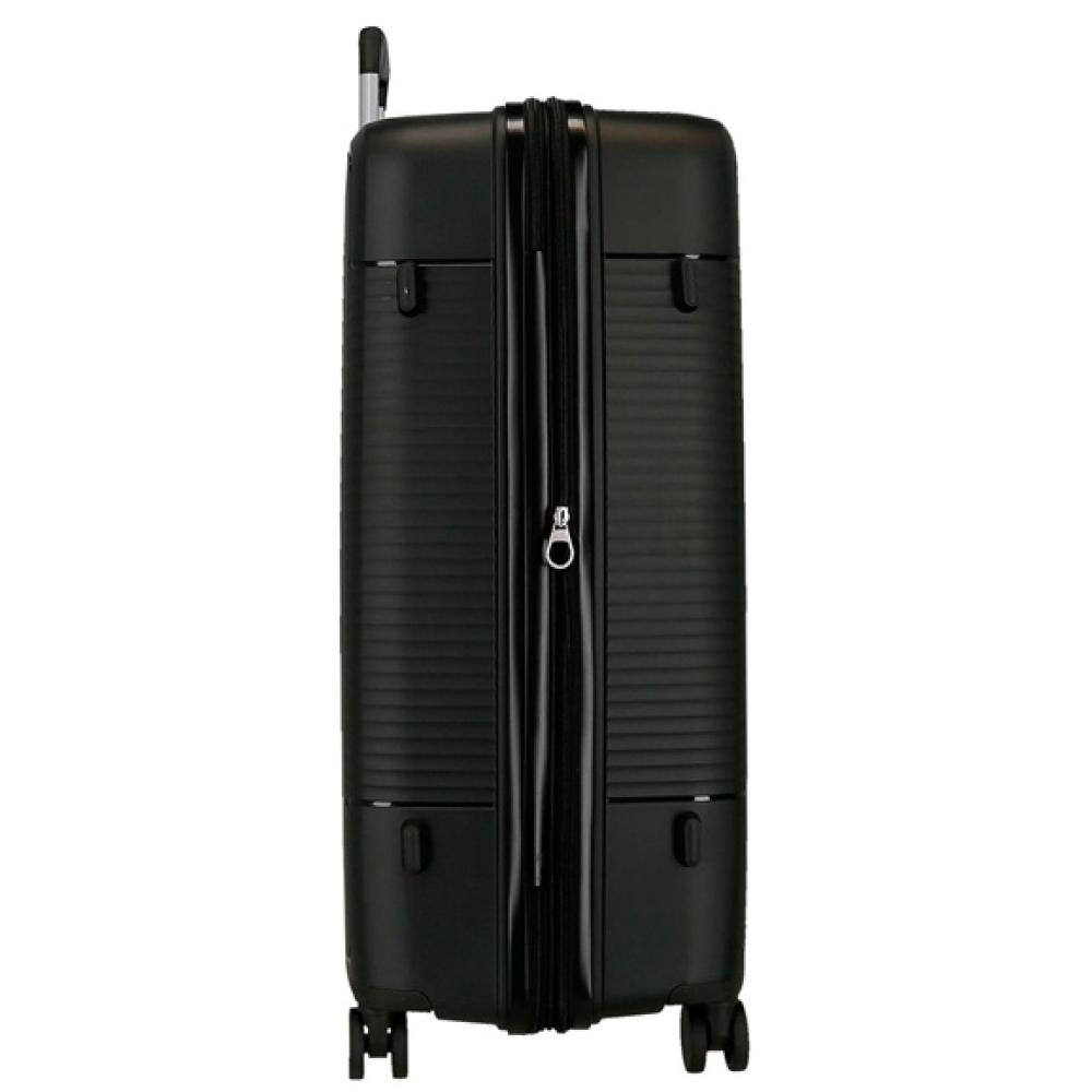 Komplet proširivih polipropilenskih kofera 55cm i 65cm Roll Road Acadia black 55389 - pogled 4