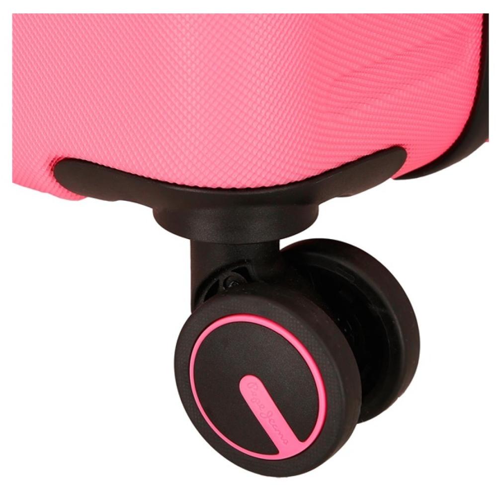 Komplet proširivih ABS kofera 55cm i 68cm PJL Aris fuchsia 63289 - pogled 4
