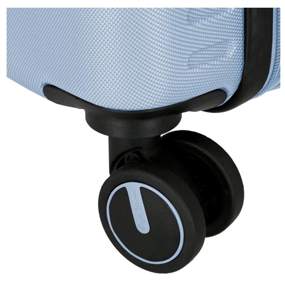 Komplet proširivih ABS kofera 55cm i 68cm PJL Aris light blue 63289 - pogled 4