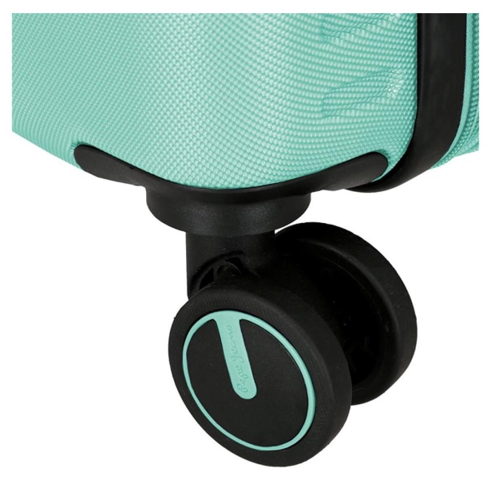 Komplet proširivih ABS kofera 55cm i 68cm PJL Aris turquoise blue 63289 - pogled 4