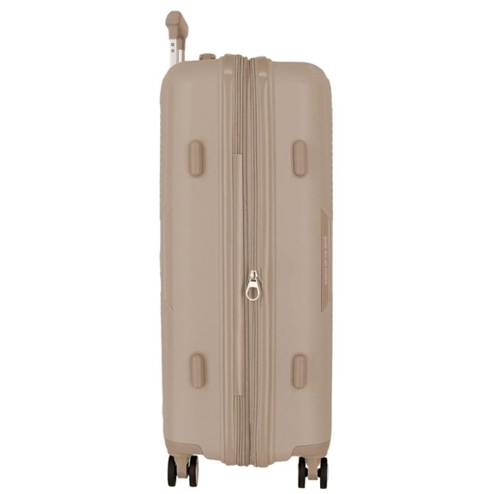 Komplet proširivih kofera od polipropilena 55cm-68cm-78cm Movom Inari champagne 53294 - pogled 4