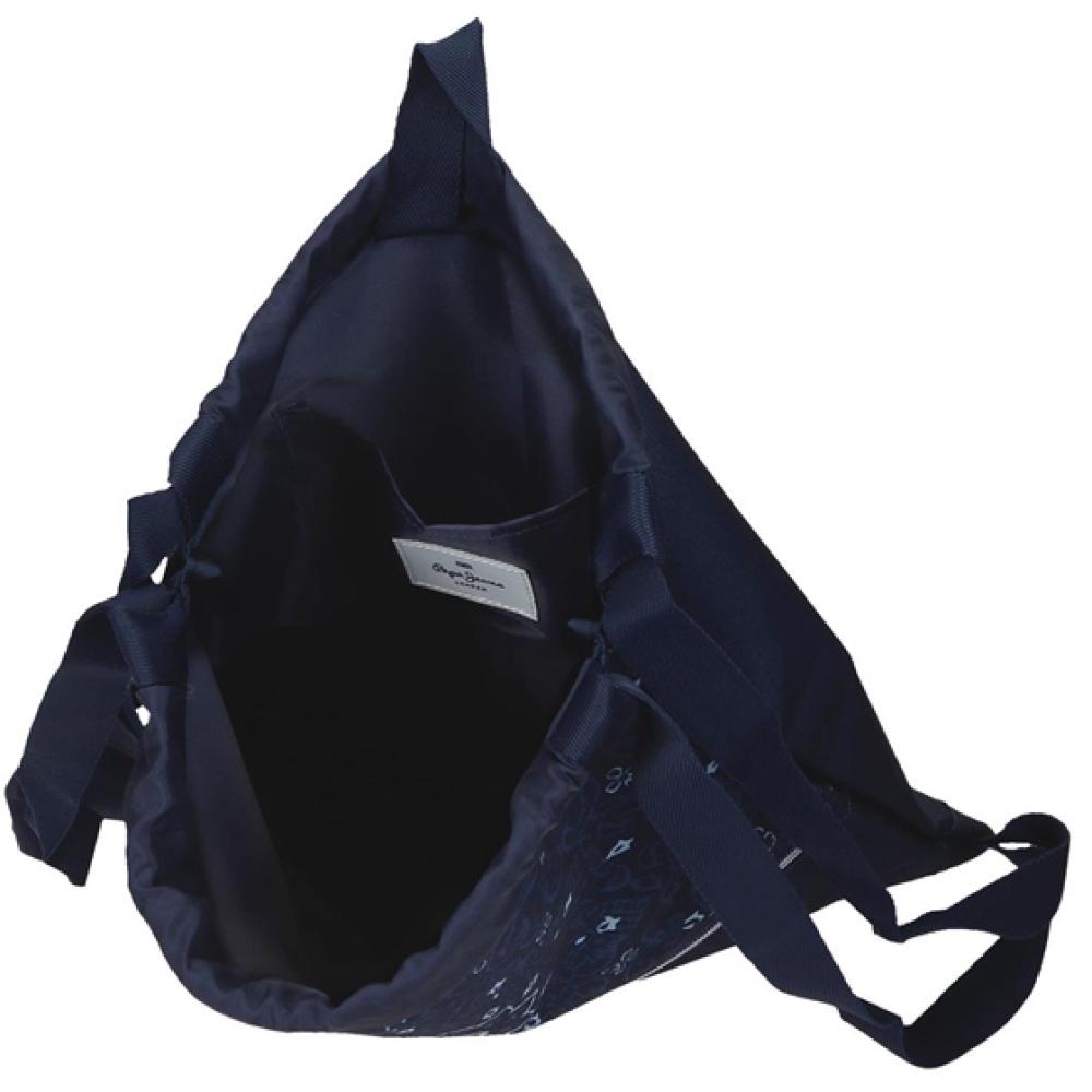 Sportska torba - ranac sa zatezanjem Pepe Jeans Lenay navy 61238 - pogled 4