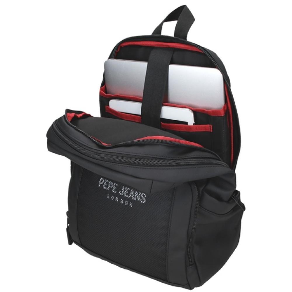Ranac 37cm sa pregradama za laptop i tablet PJL Durham black 72920 - pogled 4