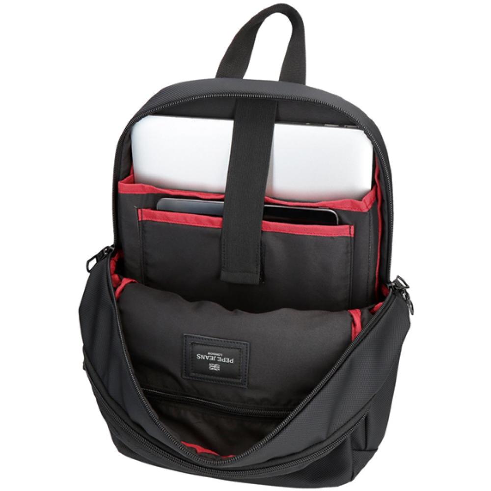 Ranac 37cm Pepe Jeans Dorking black 74625 - pogled 4