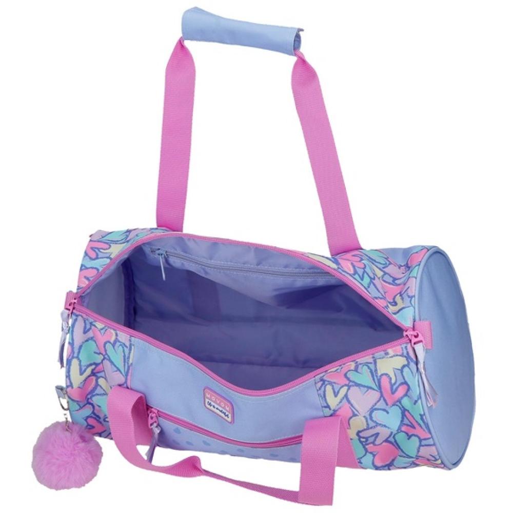 Putna torba ili torba za trening 18l Movom Best Wishes purple 32130 - pogled 4